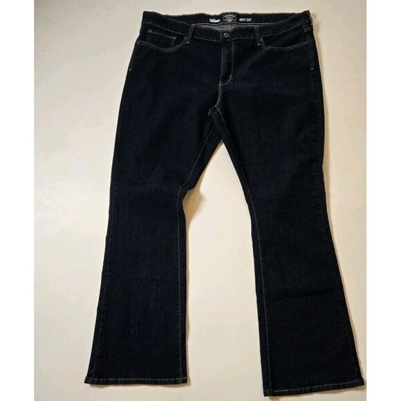 Levis Gold Womens PLUS 24 W Jeans Totally Shaping Boot Cut 42 X 31 Western Logo - Picture 2 of 10